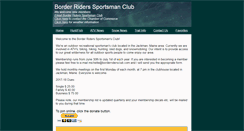 Desktop Screenshot of borderridersclub.com